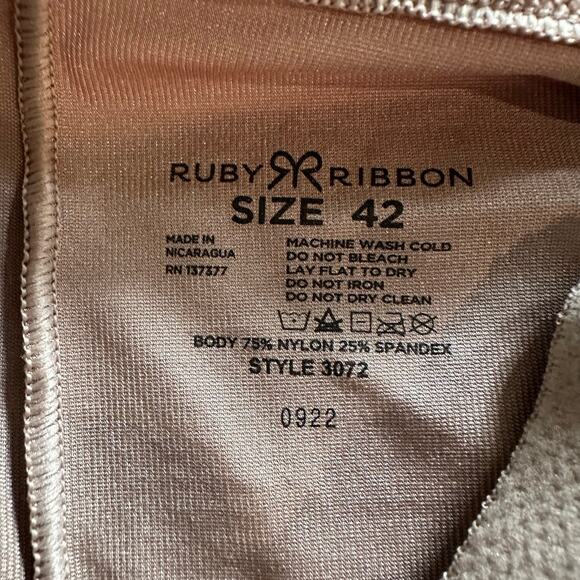 Ruby Ribbon Simply Smooth Cami Fawn Style 3072 Size 42 - Picture 3 of 7
